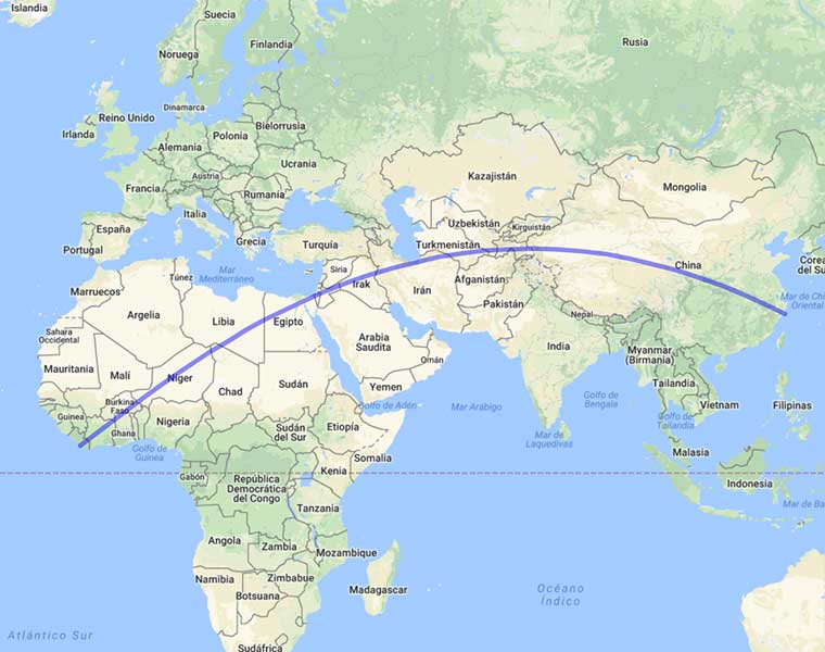 La caminata en línea recta más larga del mundo