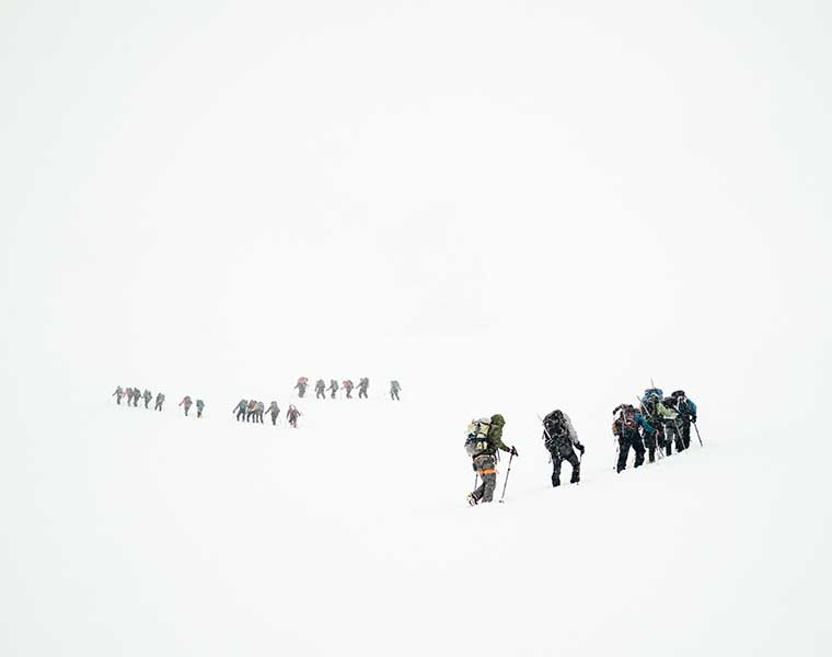 Cómo caminar en la nieve