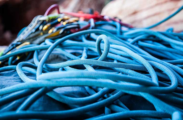 Tipos de cuerdas de puenting / Foto: Brook Anderson