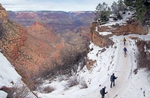 Trekking en invierno en Bright Angel Trail / Foto: Grand Canyon National Park (Flickr)