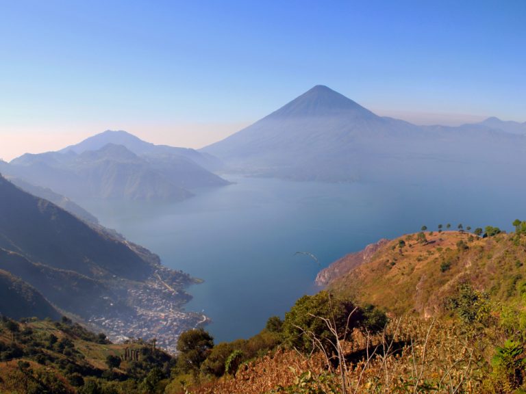 Lago Atitlán en Guatemala