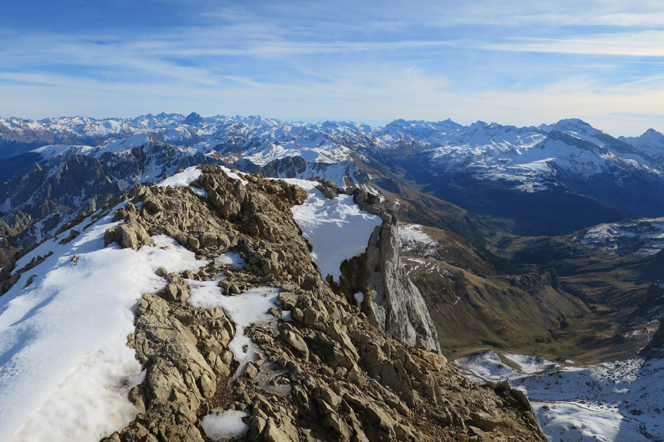 Picos solitarios en los Valles Occidentales, Pirineos.