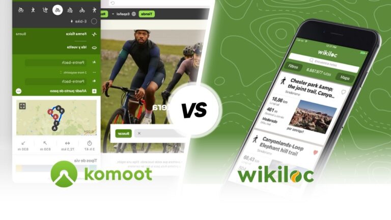 Komoot vs Wikiloc